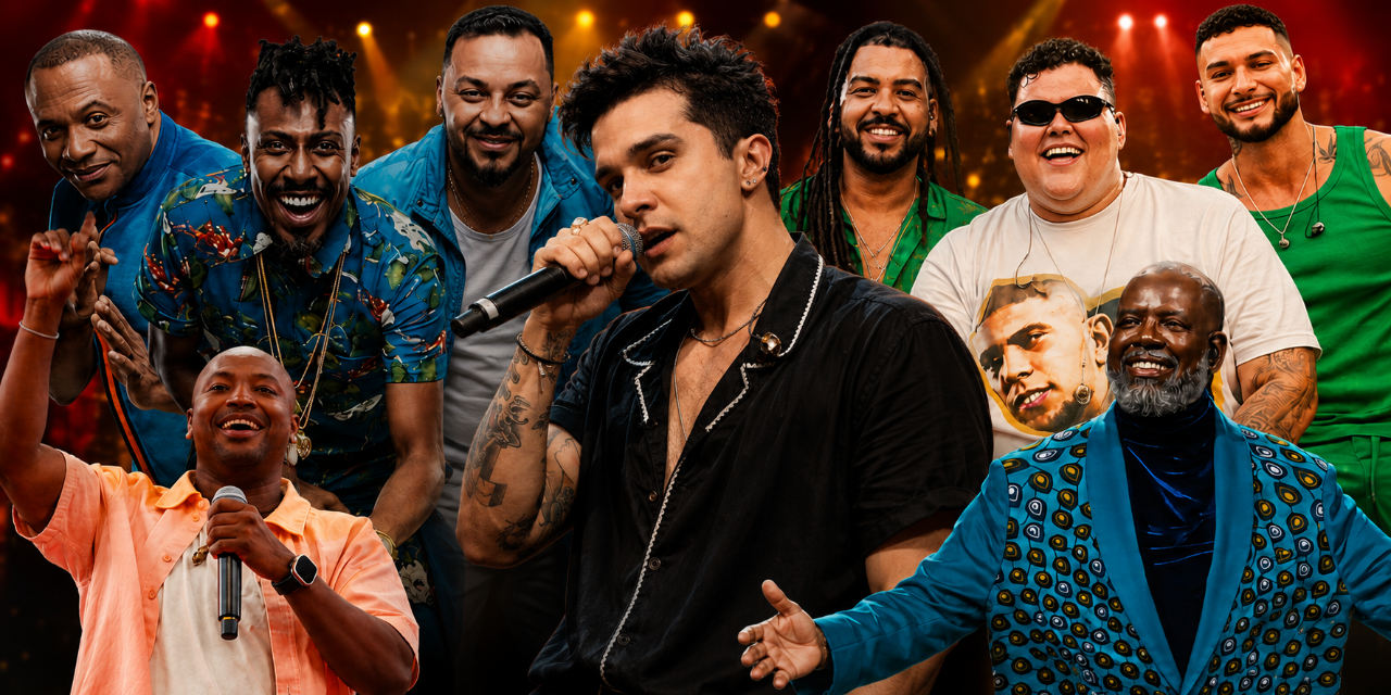 Artistas do evento Noite das Estrelas Chapecó